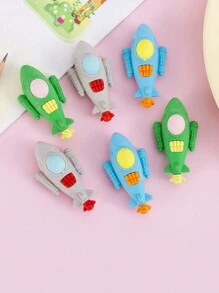 3pcsCreative And Cute Submarine Design Student Eraser Learning Office Erasers - Multicolor - View 3
