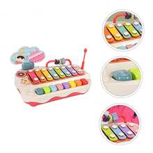 Musical Toy Piano Toy Percussion Instrument Hammering Pounding Toys Musical Instrument Toy For 1 2 3 Years Old, - Multicolor - View 6