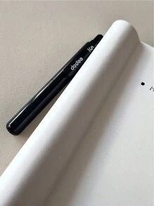4pcs/Box Dodoo Pen, Cute Round Neutral Pen, 0.5mm, Quick-Drying And Smooth, Writing Pen, Student Stationery Boxed Pen - Black - View 2