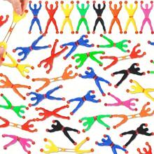 12\24\38pcs Stress Relief Toys, Four-Wheel Wall Climbing Vehicles, Creative Sticky Toys, Party Favors, Prank Toys, Creative Small Gifts, Holiday Decor, Birthday Party Supplies, Party Favors - Multicolor - View 4