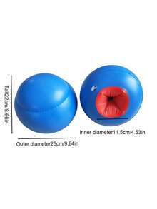 2pcs/Set Inflatable Boxing Gloves - Blue - View 2