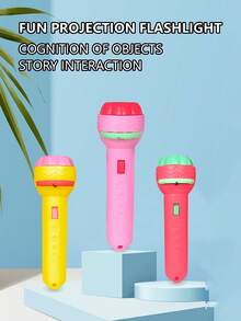 Linterna De Proyección Luminosa, Dibujo Animado De Iluminación De Proyector, Regalo De Cumpleaños Interesante - Verde - Ver 2