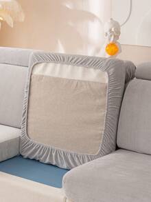 1 件通用四季彈性沙發套,防滑沙發墊套,可水洗防塵防污沙發套 - 灰色 - 查看 3