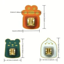 1 件淋浴支架 & 淋浴支架 & 免打孔壁掛式淋浴支架 & 可調式手持花灑底座 & 強力黏合 & 防水浴室配件 & 充滿儀式感的浴室工具 - 橘色 - 查看 2