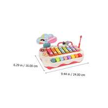 Musical Toy Piano Toy Percussion Instrument Hammering Pounding Toys Musical Instrument Toy For 1 2 3 Years Old, - Multicolor - View 7