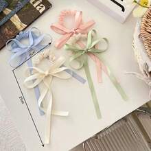 4pcs Children's Butterfly Ribbon Hair Ties For High Ponytails Or Buns - Multicolor - View 2