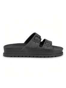 Women Flat Sandals - màu đen - Xem 3