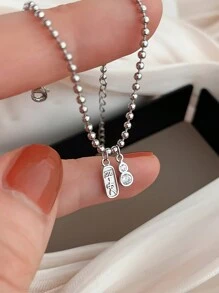 1pc S925 Silver Personalized Retro-Style Gourd Shape Design Pure Silver Bracelet For Women - Gourd - View 1