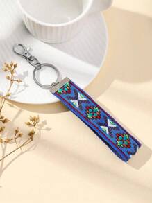 DIY 手工礼物民族风格刺绣腕带钥匙扣、包包装饰挂件、创意节日礼物、商务活动礼物、适合日常使用、手机/汽车配件钥匙圈包包饰品学院风可爱哥特式 Y2k 包包挂绳带身份证夹汽车配件包包饰品圣诞节 - 彩色 - 查看 10