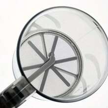 1入手持式半自動杯形細網篩,不銹鋼製,用於麵粉和其他精細成分 - 灰色 - 查看 5