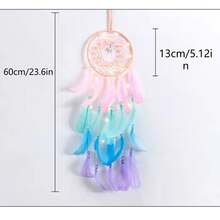 1pc Creative Hot Air Balloon Dreamcatcher Hanging Decoration, Birthday Gift For Women - White - View 5