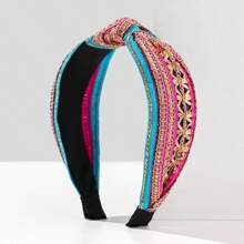 1條波希米亞風格編織發帶 - 彩色 - 查看 7