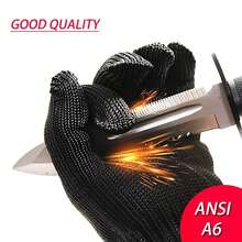 1 Pair Stainless Steel Wire Cut Resistant Anti-Cutting Safety Protective Gloves - Multicolor - View 11