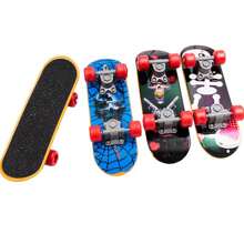 1pc Creative Mini Finger Skateboard, Desktop Game Toy, Stress Relief Fingertip Sports Plaything (Random Color) - Multicolor - View 7