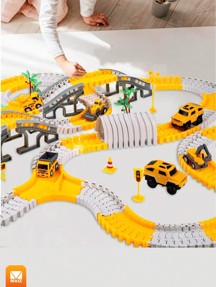 JUGUTE PISTA MAGICA CON COCHE - Amarillo - Ver 1