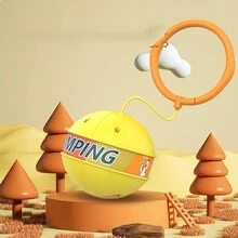 Pelota Que Rebota Iluminada Al Azar, Anillo Elástico Para El Pie, Círculo Para Saltar Fitness Con Palo Mágico, 1 Ud. - Multicolor - Ver 4