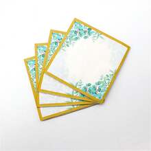 41入組7英吋森林動物派對餐具套裝,包括派對紙盤、午餐餐巾和鼠尾草綠色葉子桌布,適用於叢林動物生日派對和婚禮派對裝飾 - fox - 查看 7