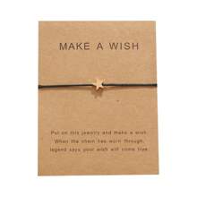 1pc European And American Simple Wish Five-Pointed Star Handmade Woven Bracelet - Five-pointed Star - View 5