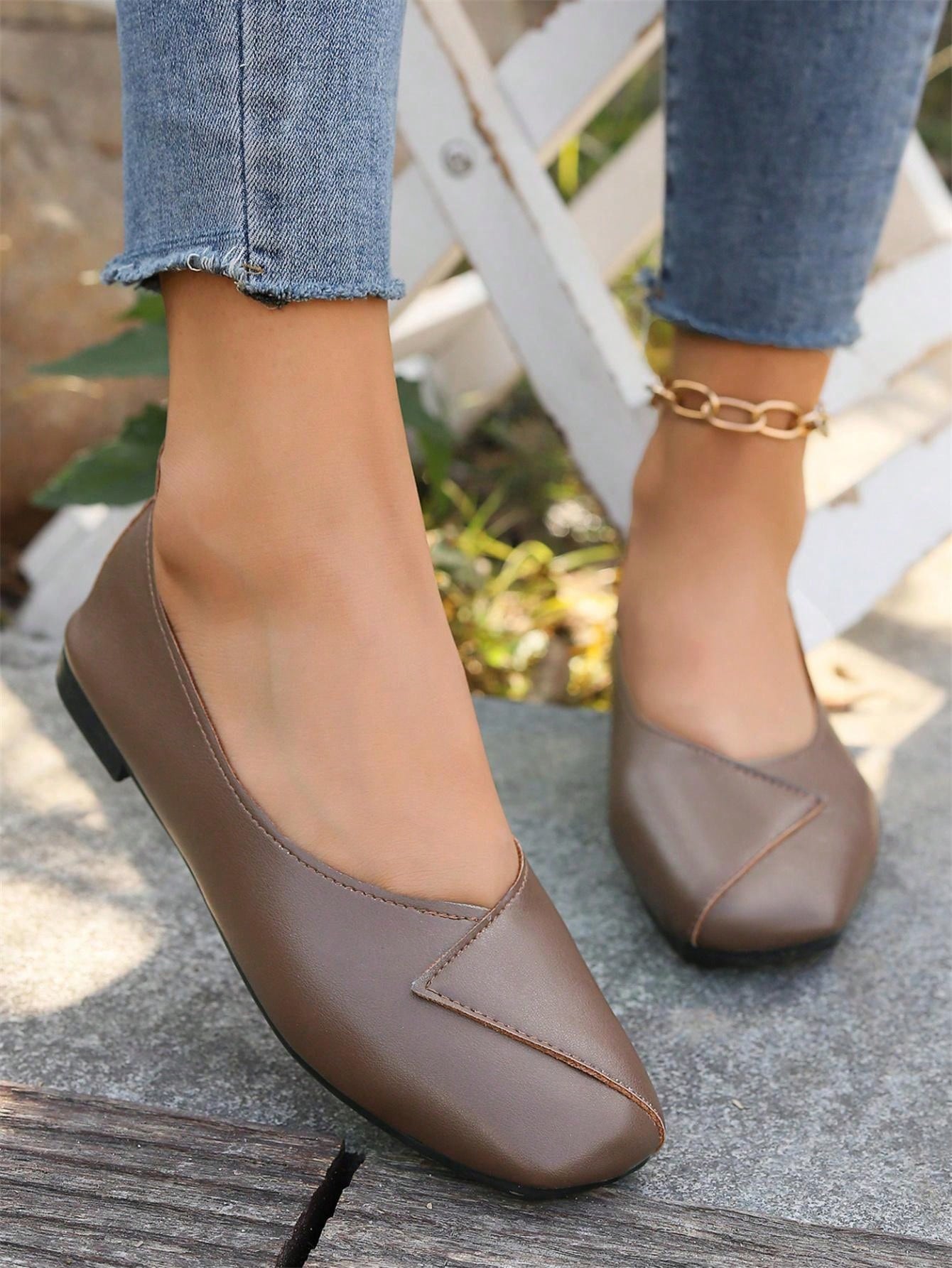 Men's Square Toe Loafers + FREE SHIPPING | Shoes