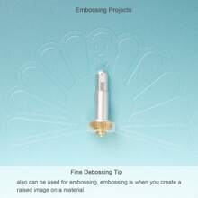 Feiner Prägestift Mit Quickswap Gehäuse Für Maker 3/maker Schneidemaschine Präge-werkzeug Präge Spitze 21 Prägewerkzeug Für Hersteller Prägedesigns Auf Dickem Folie, Karton Und Mehr