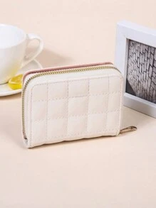 Carteras pequeñas para mujer, bolso mini - Beis - Ver 2