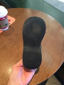 1pair Girls' Red Leather Flat Shoes With Butterfly & Faux Pearl Decorated Shoelaces, Comfortable For Spring, Summer And Autumn - Red - View 10