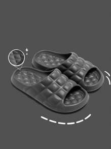 Men's Eva Slipper, Perfect For Indoor, Outdoor, Bathroom, Spa, Gym, Swimming Pool, Beach, In Shower Or Other Casual Occasions - Grey - View 5