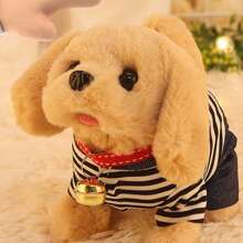 1pc Electronic Toy Dog That Walks, Barks And Mimics A Real Pet Dog - Yellow - View 2