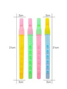 1pc Children 6-Hole Mini Vertical Flute, Creative Baby Instrument, Musical Toy Gift For Playing Music - Multicolor - View 5