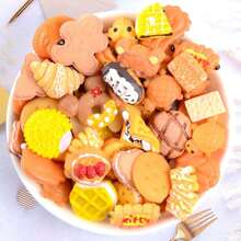 XIANG YU 模擬食物玩具幸運袋蛋糕糖果奶油矽膠手機殼配件,diy樹脂裝飾 - 多色 - 查看 13