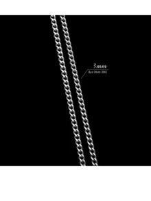 Men'S Pendant Necklaces - 銀色 - 查看 4