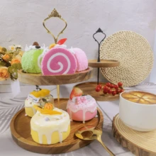 1個蛋糕展示架,適用於家居、食品服務、節日派對、婚禮 - 黃色 - 查看 3