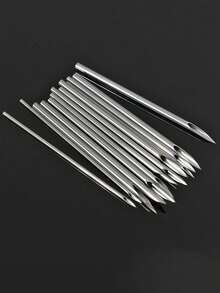 1pc Random Disposable Piercing Needle Stainless Steel Body Piercing Needle Head, 10g-20g - Silver - View 8