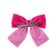 1/2入組可愛手工製作的蝴蝶髮夾（女童）,深絨絨髮夾（兒童）,適合日常使用 - 白色 - 查看 6