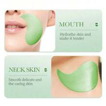 60片/30對蘆薈眼膜貼,抗衰老保濕膠原蛋白透明質酸眼貼,去除皺紋黑眼圈