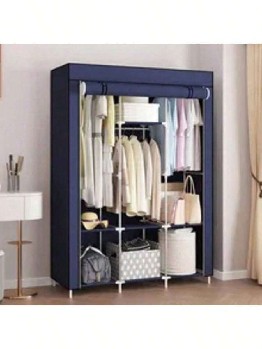 Closet Armable Ropero Rack Guardaropa Recamara Organizacion - Azul - Ver 1