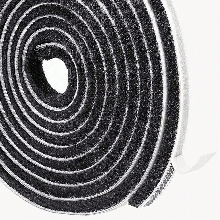 1包 20米門窗隔熱膠帶,防風密封帶,隔絕冷、熱、塵、噪音和昆蟲 刷子9mm X 9mm氣象封條 - 黑色 - 查看 1