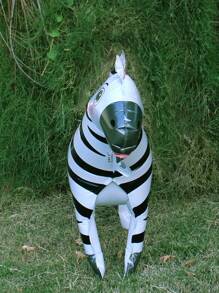 2入組3d斑馬造型氣球套組 - 黑色 - 查看 4