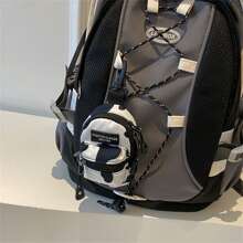 1 件迷你颈包零钱包耳机包个性斜挎钥匙包精致百搭吊坠包男女皆宜 - 白色 - 查看 9