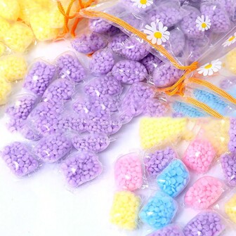 30 piezas/Paquete Perlas de fragancia para la ropa, aroma duradero, eliminación de ácaros, desodorización, suavizante de telas, protector de ropa, accesorio esencial para la colada