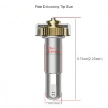 Feiner Prägestift Mit Quickswap Gehäuse Für Maker 3/maker Schneidemaschine Präge-werkzeug Präge Spitze 21 Prägewerkzeug Für Hersteller Prägedesigns Auf Dickem Folie, Karton Und Mehr