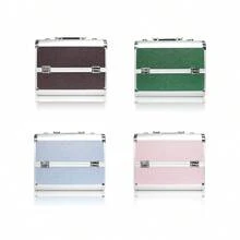 Caja de cosméticos portátil para almacenamiento de maquillaje, organizador de caja de maquillaje para niñas - Rosa - Ver 2