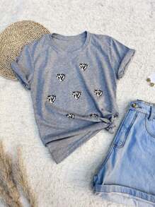 Women T-Shirts - Xám - Xem 1