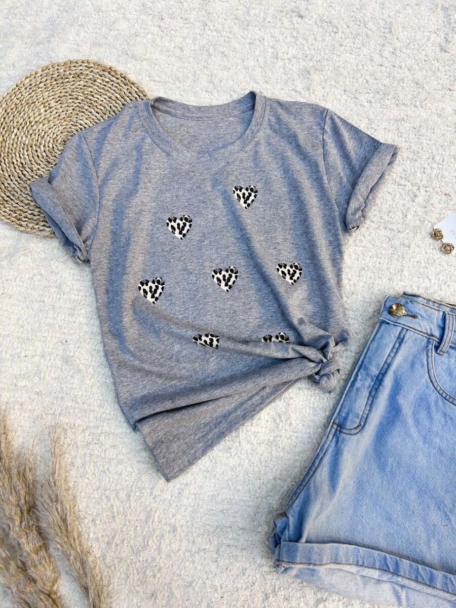 Women T-Shirts - Xám - Xem 1