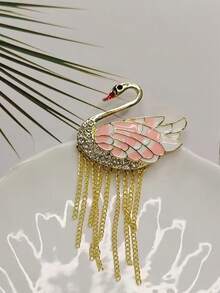 1只粉色天鵝胸針,適合日常佩戴 - 粉色 - 查看 9