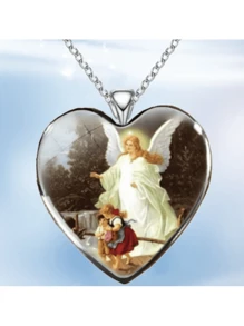 復古心形吊墜項鍊，毛衣鍊，優雅時尚的珠寶配件，女性日常裝飾的理想禮物選擇