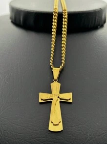 Men'S Pendant Necklaces - 金色 - 查看 2