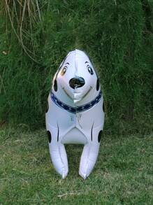 2 件 3D 达尔马提亚狗造型气球套装，圣诞节