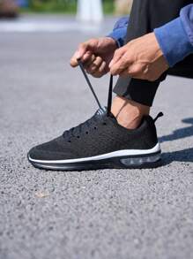 Men's Couples' All Seasons Air Cushion Slip-Resistant Wear-Resistant Fashion Breathable Comfortable All-Match Outdoor Running Sneakers Casual Sports Shoes Shoes Large Size