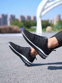 Men's Couples' All Seasons Air Cushion Slip-Resistant Wear-Resistant Fashion Breathable Comfortable All-Match Outdoor Running Sneakers Casual Sports Shoes Shoes Large Size